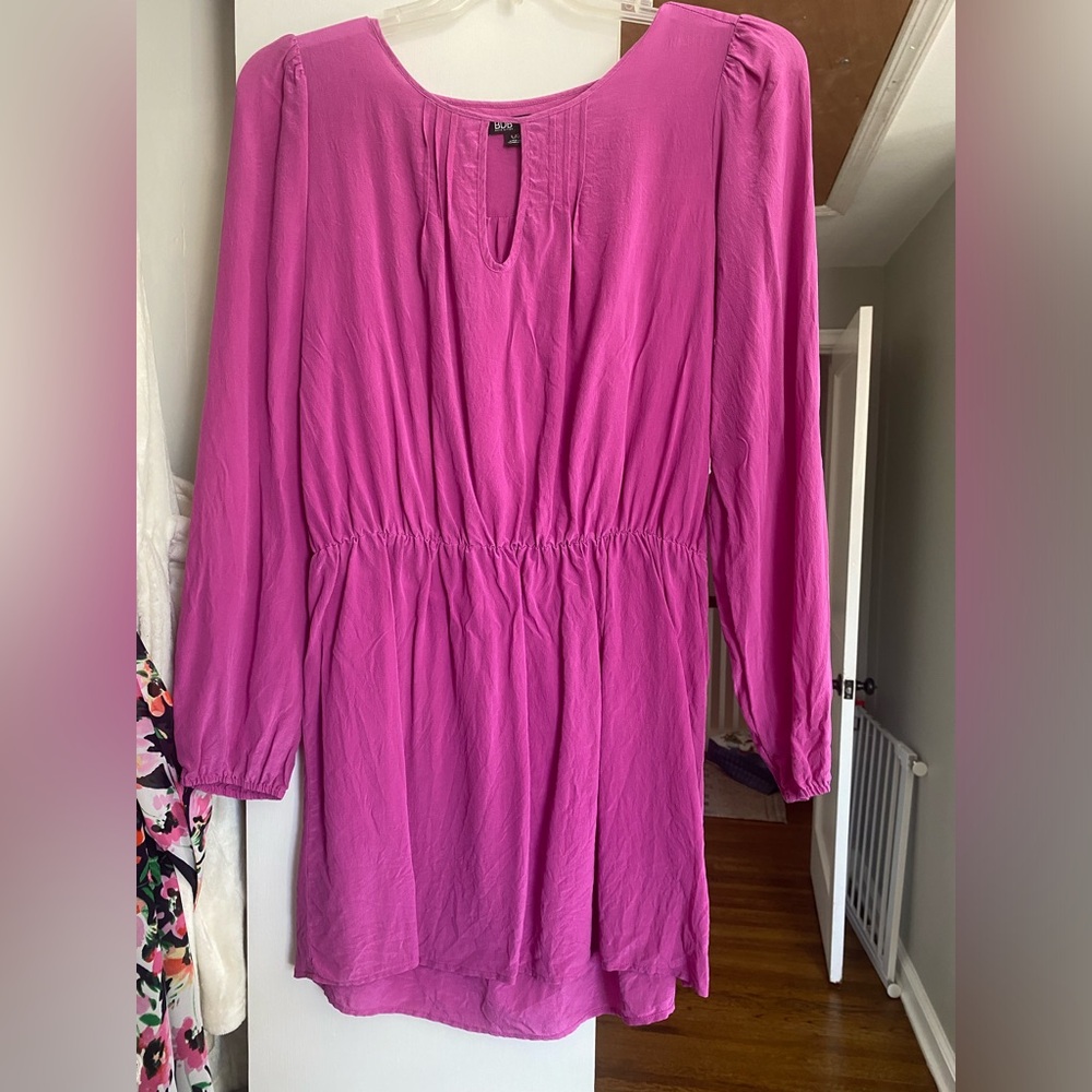 Purple keyhole dress size L